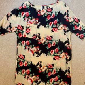 Woman's Topshop Tunic Silk Dress